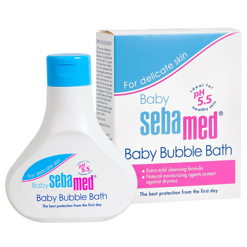 Sữa Tắm Tạo Bọt Dịu Nhẹ Cho Làn Da Bé Sebamed Ph5,5 Baby Bubble Bath - SBB01C - 200ml